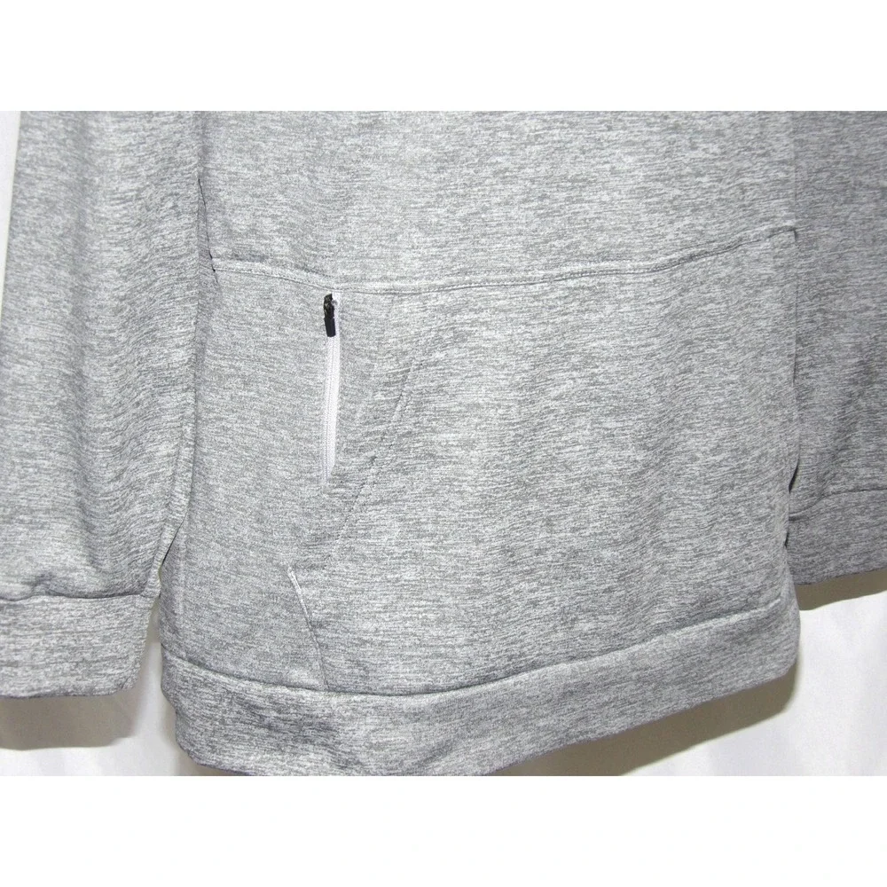Nike Dri-Fit Polyester Fleece Lined Gray Crew Neck Sweatshirt Men's Medium‎